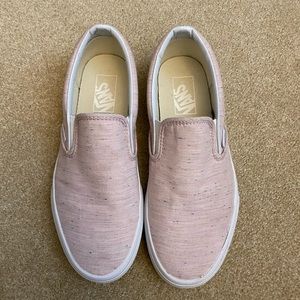 Pastel Pink Slip-On Vans